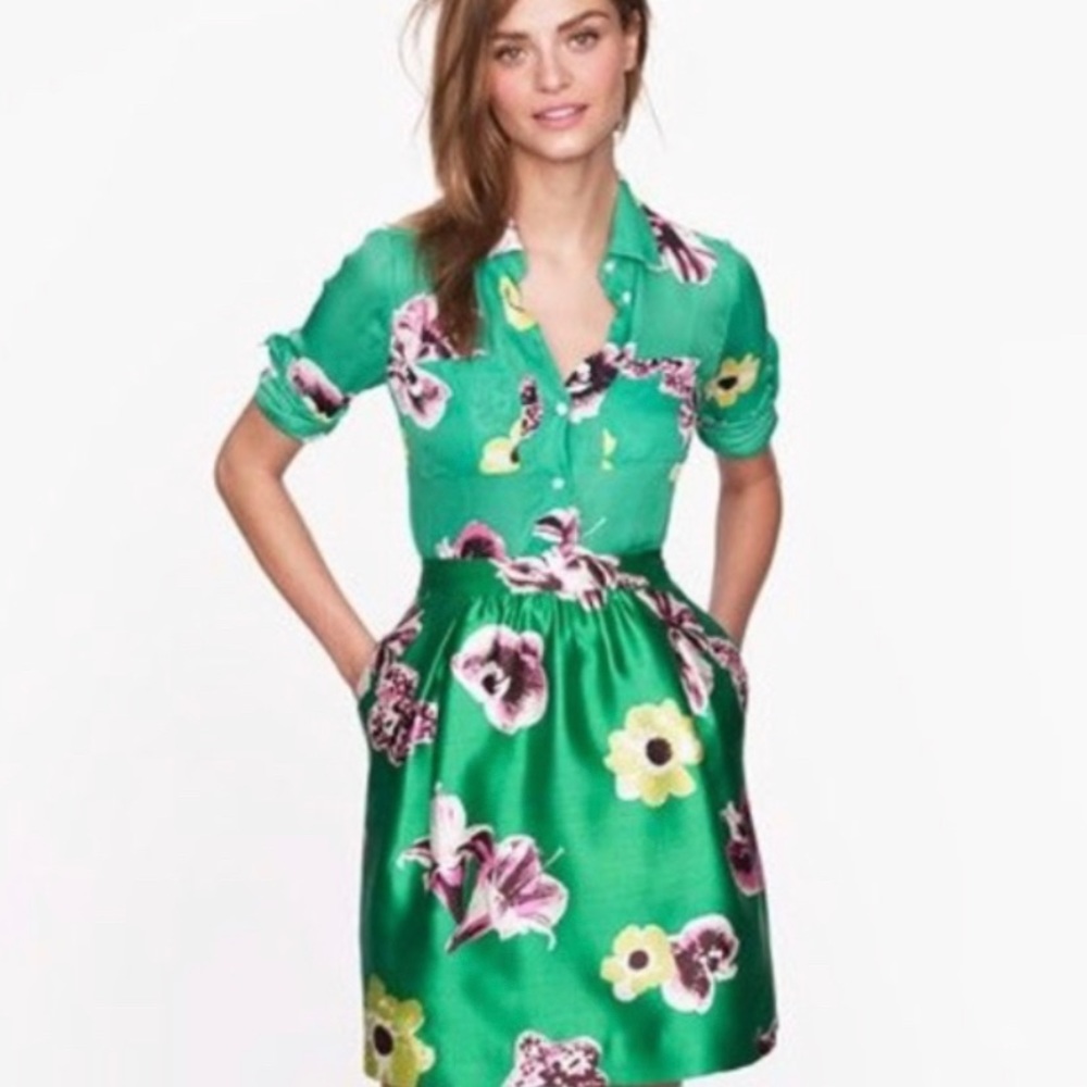 HOLIDAY SALE! J. Crew Collection Punk Floral skirt